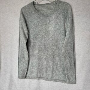Gray Knit Sweater cashmere M